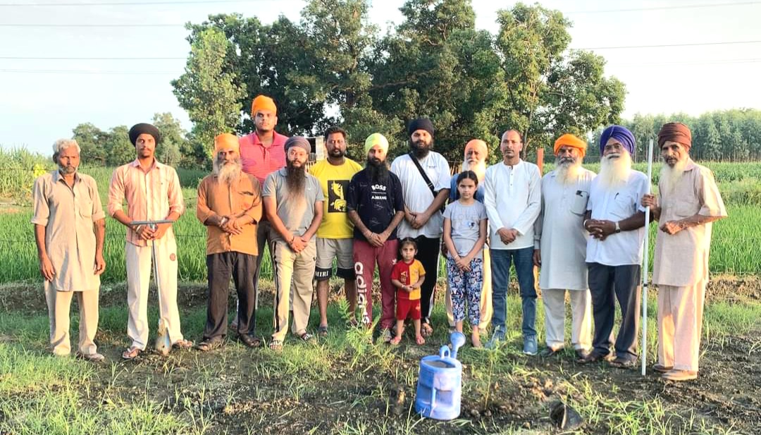 Planted saplings dedicated to Shaheed Bhai Mani Singh Ji's martyrdom day